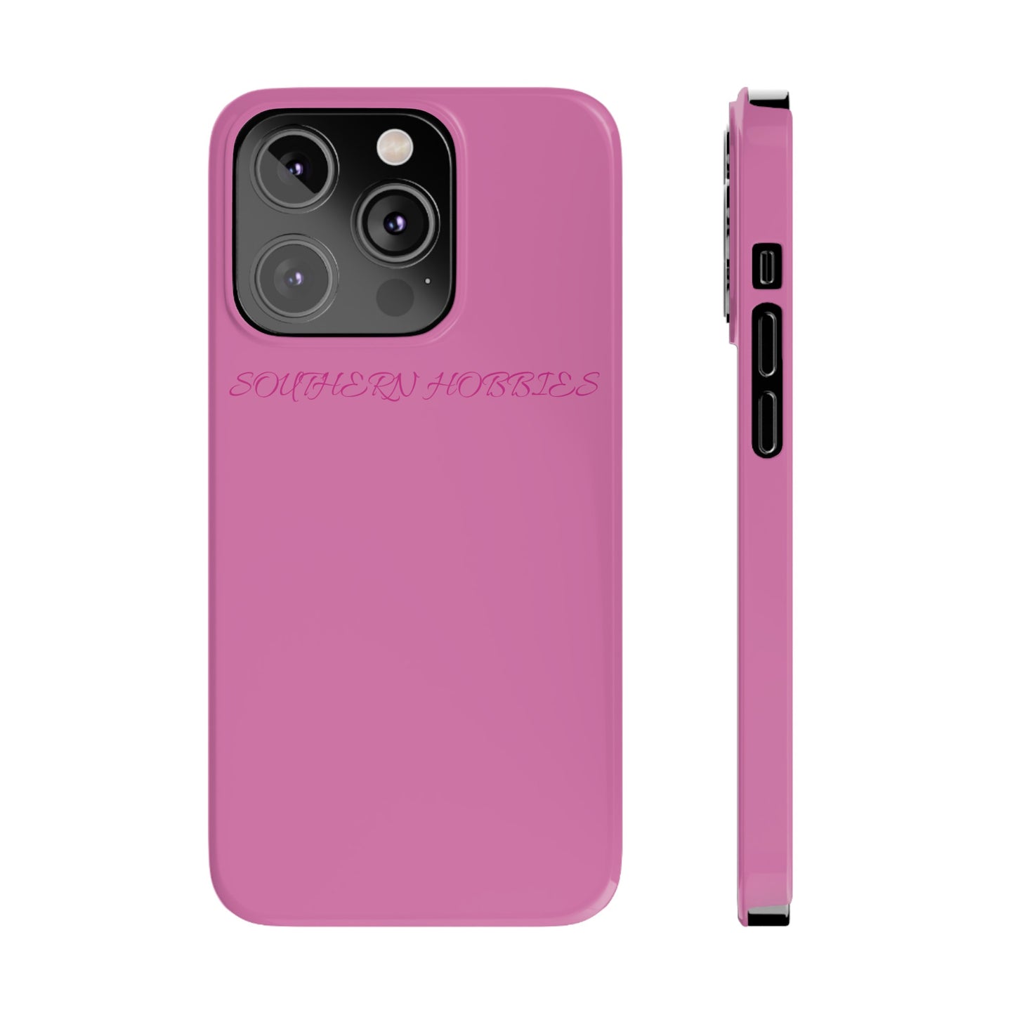 PINK ON PINK TOUGH DROP SLIM IPHONE CASE