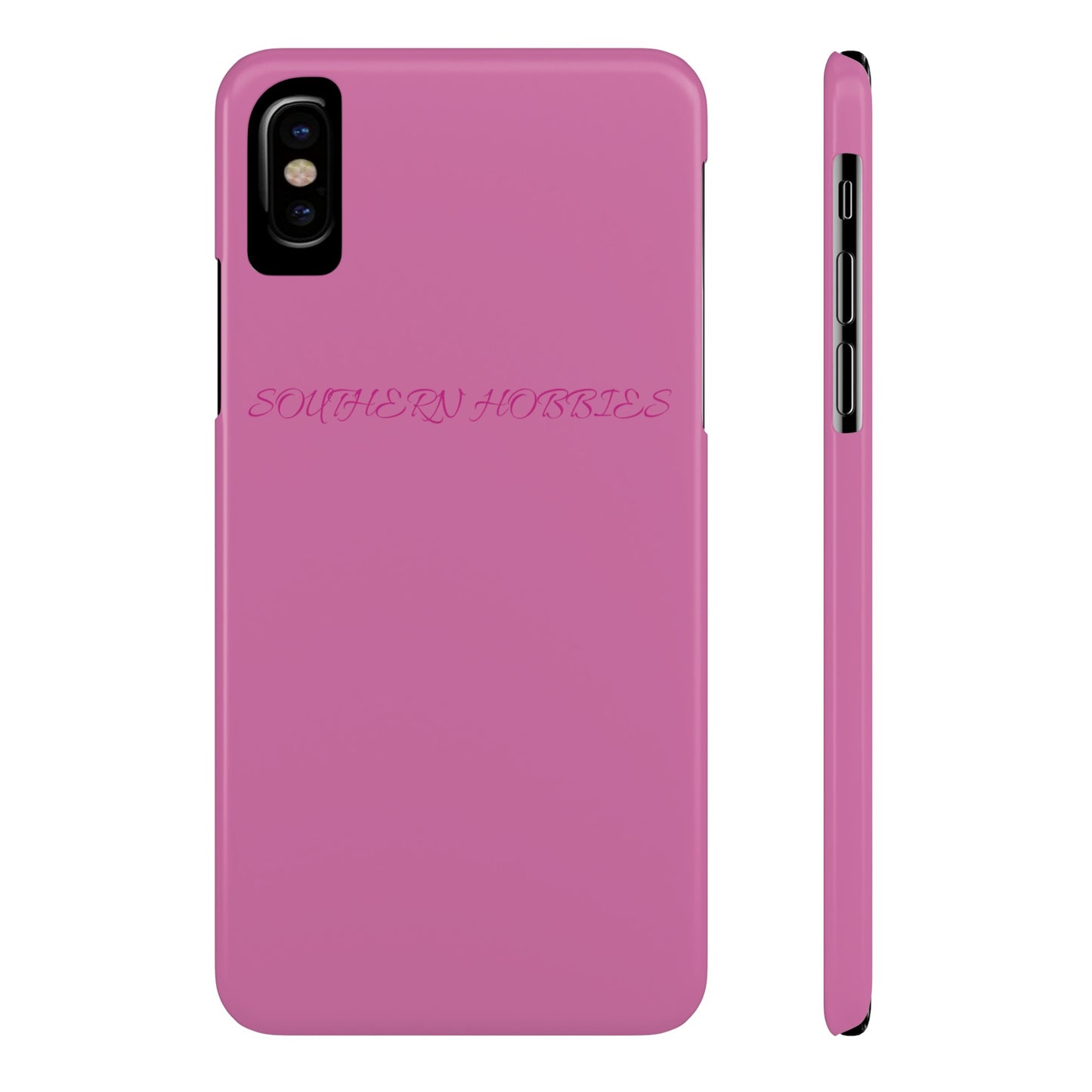 PINK ON PINK TOUGH DROP SLIM IPHONE CASE