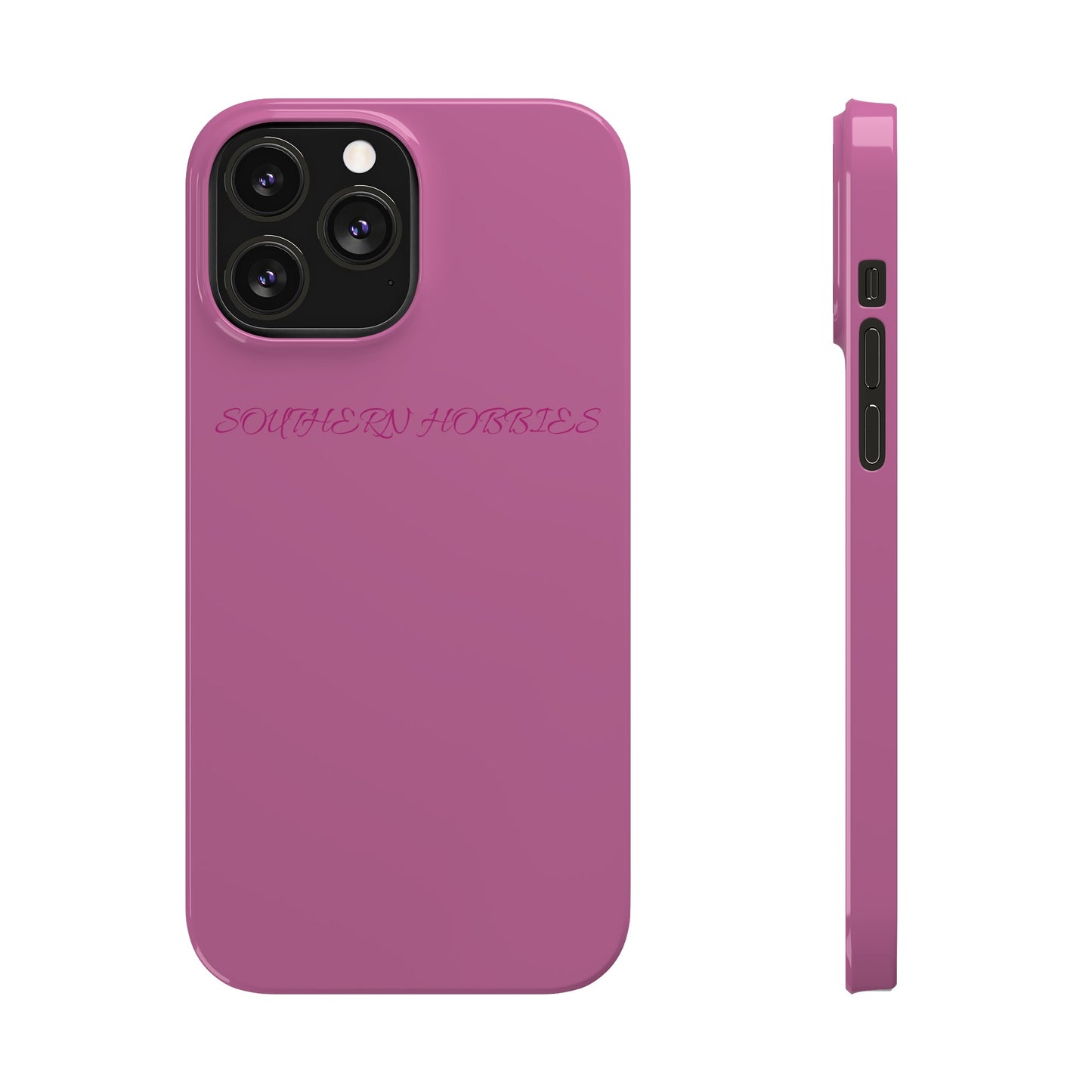 PINK ON PINK TOUGH DROP SLIM IPHONE CASE