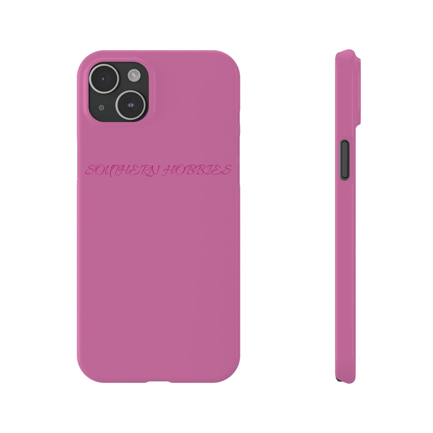 PINK ON PINK TOUGH DROP SLIM IPHONE CASE