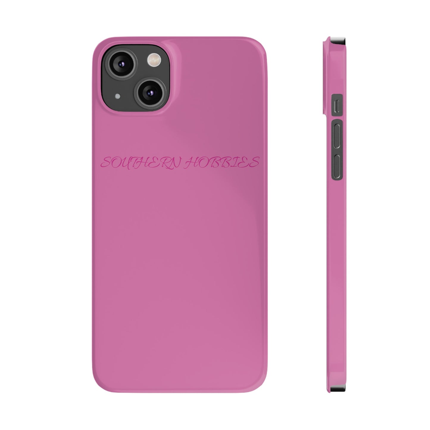 PINK ON PINK TOUGH DROP SLIM IPHONE CASE