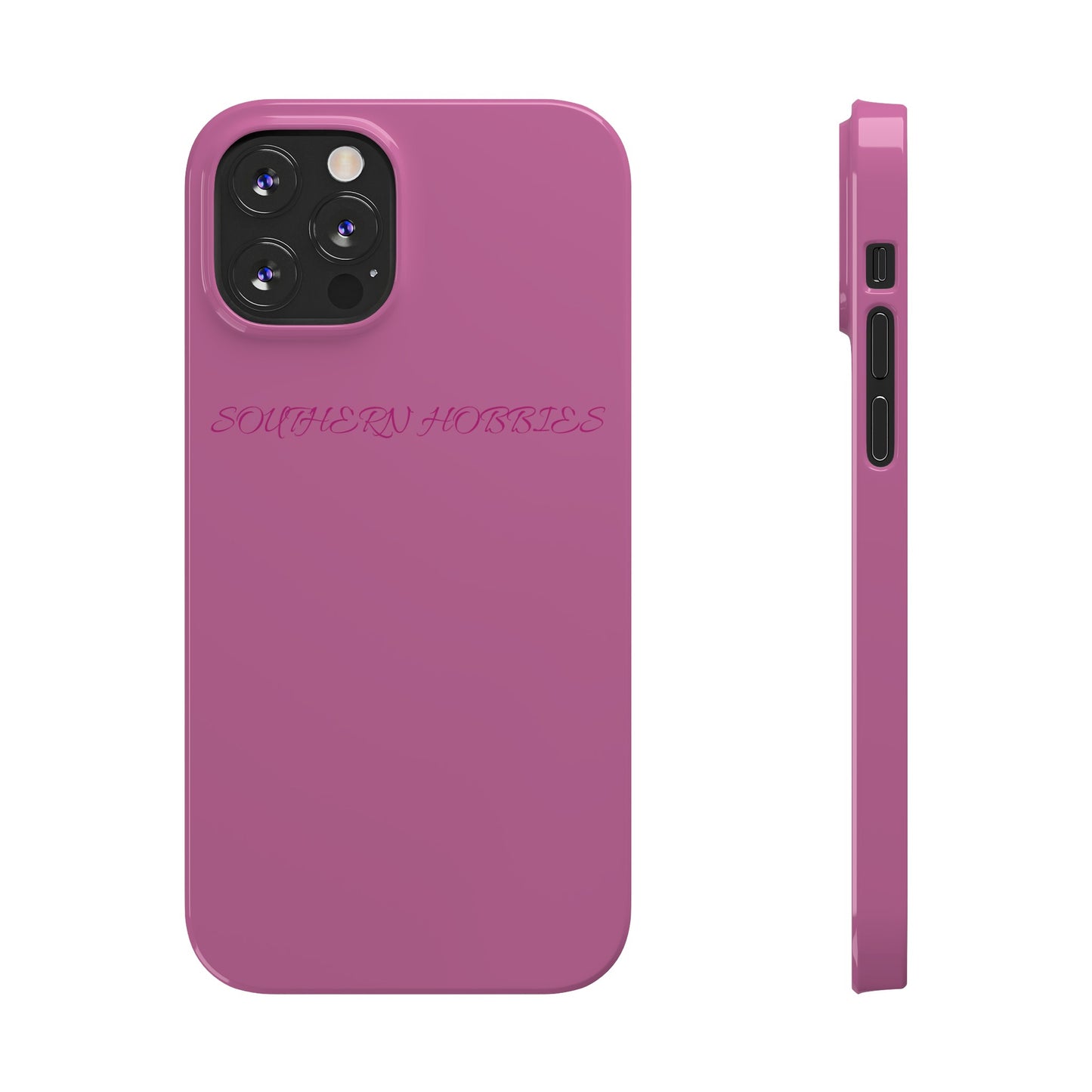 PINK ON PINK TOUGH DROP SLIM IPHONE CASE