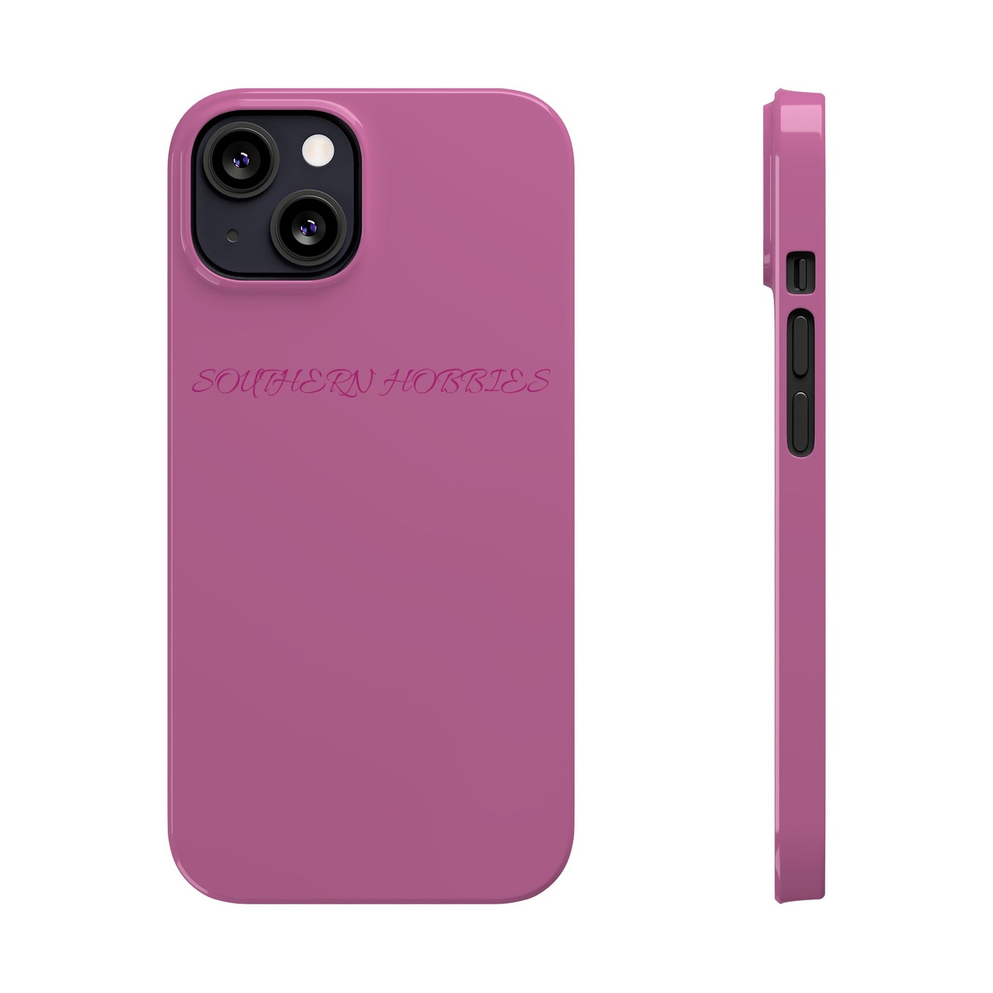 PINK ON PINK TOUGH DROP SLIM IPHONE CASE