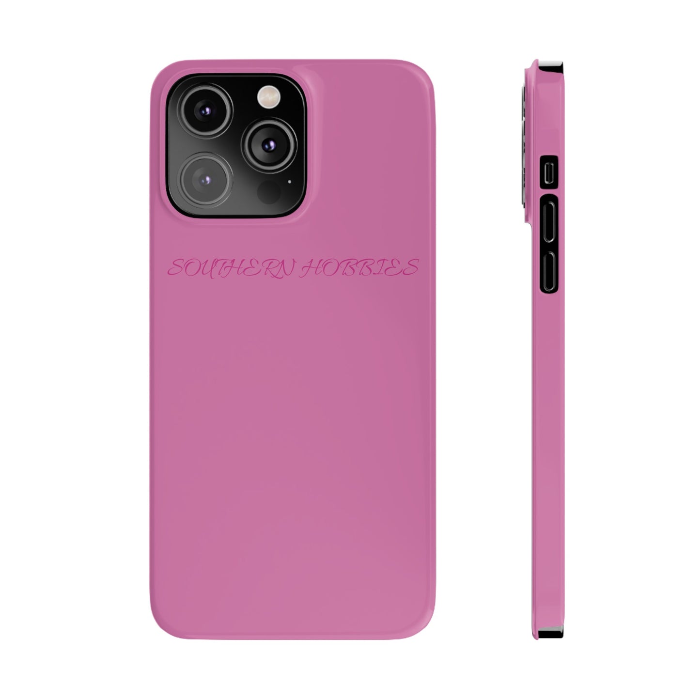 PINK ON PINK TOUGH DROP SLIM IPHONE CASE