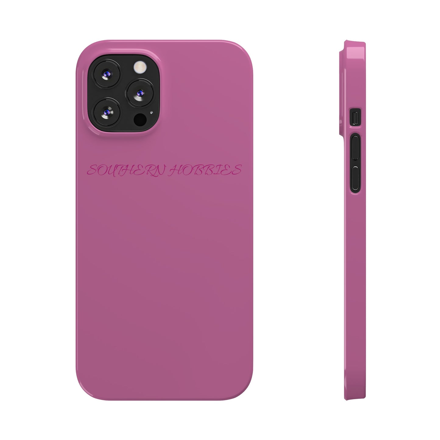 PINK ON PINK TOUGH DROP SLIM IPHONE CASE