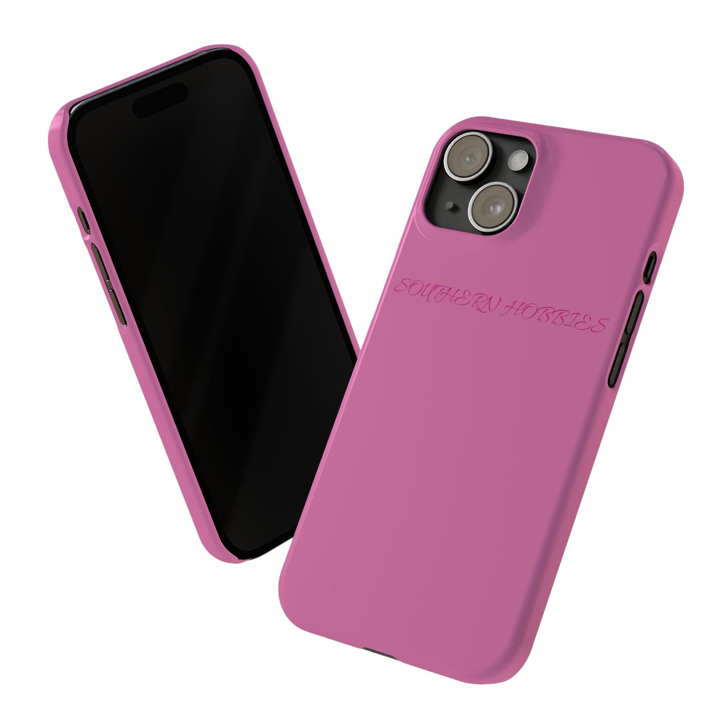 PINK ON PINK TOUGH DROP SLIM IPHONE CASE