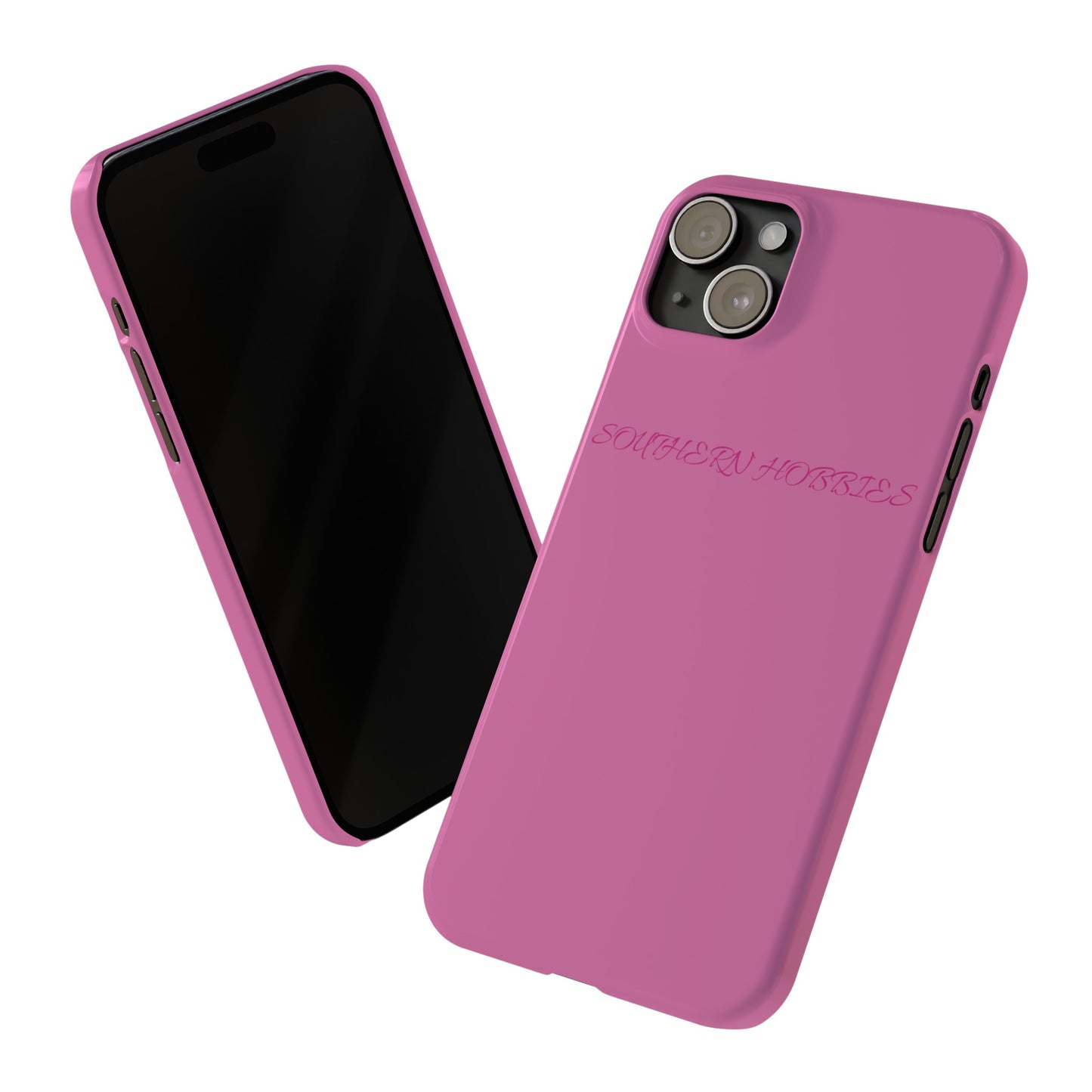 PINK ON PINK TOUGH DROP SLIM IPHONE CASE