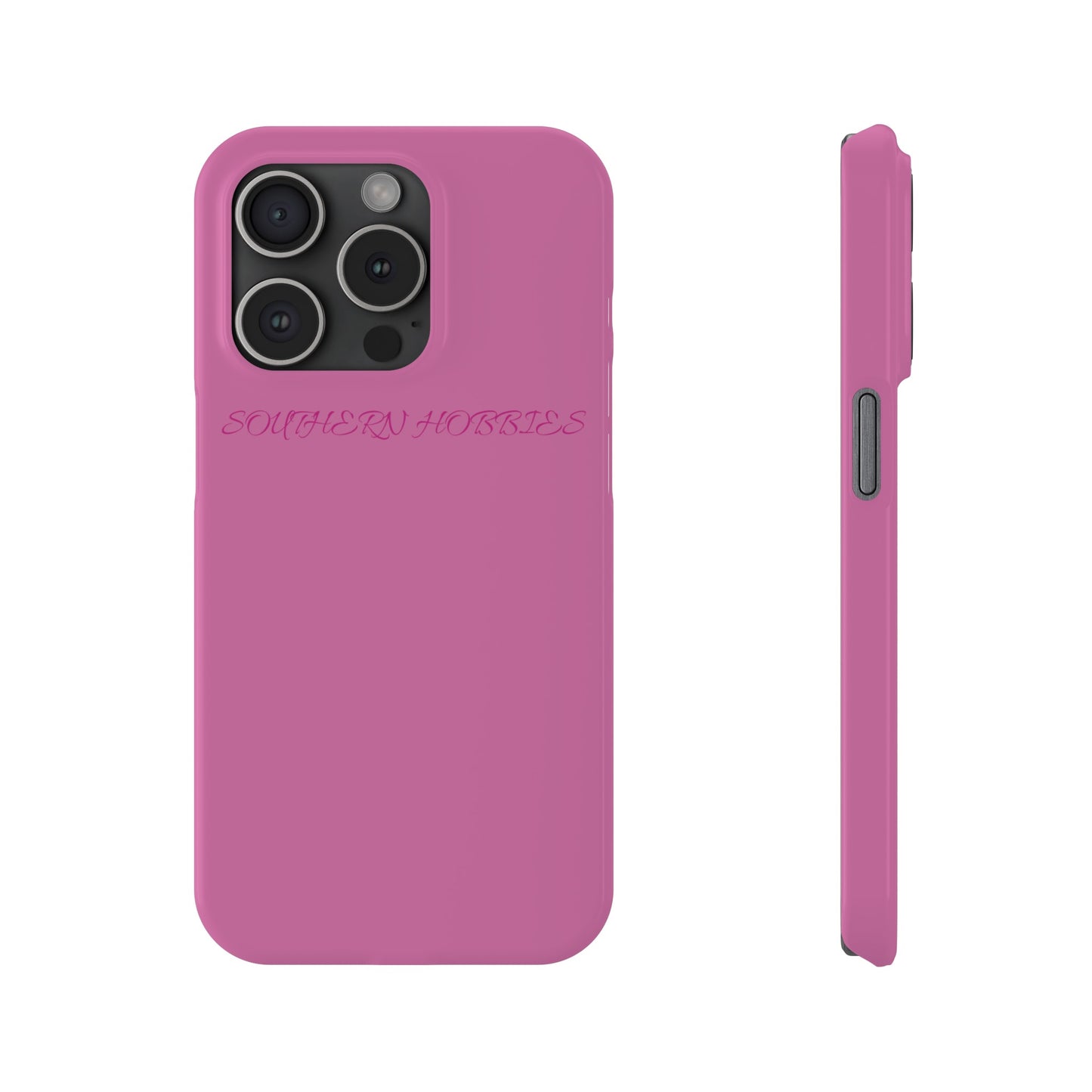 PINK ON PINK TOUGH DROP SLIM IPHONE CASE