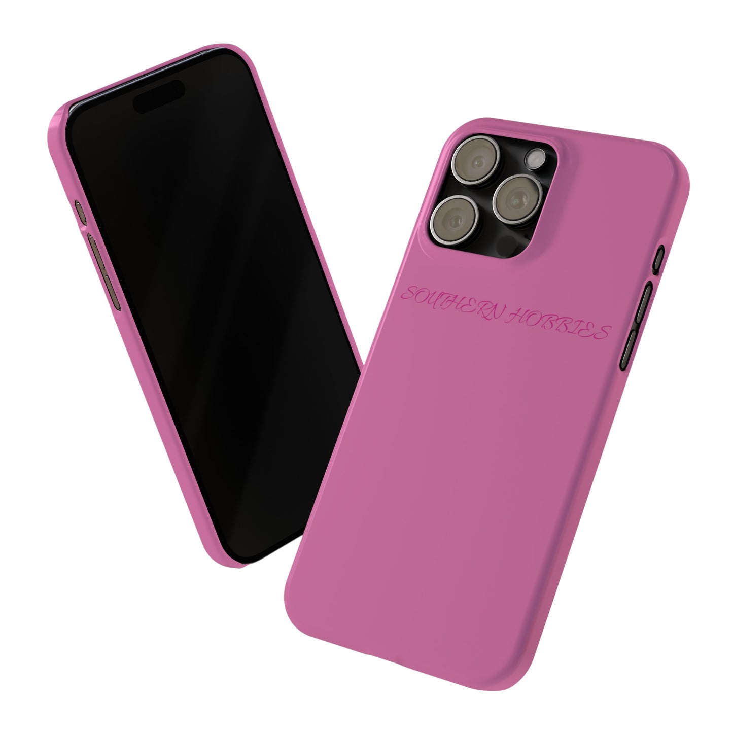 PINK ON PINK TOUGH DROP SLIM IPHONE CASE