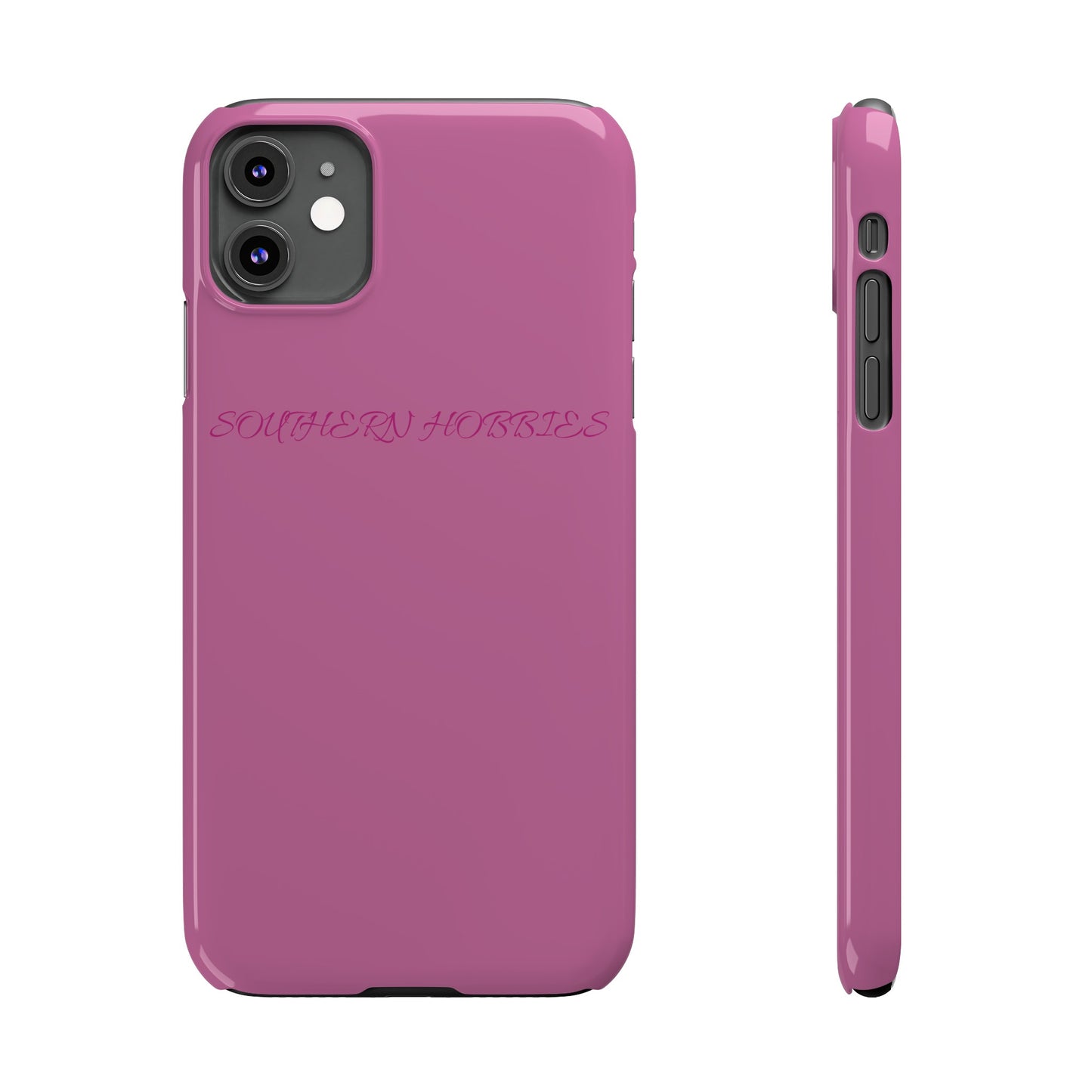 PINK ON PINK TOUGH DROP SLIM IPHONE CASE