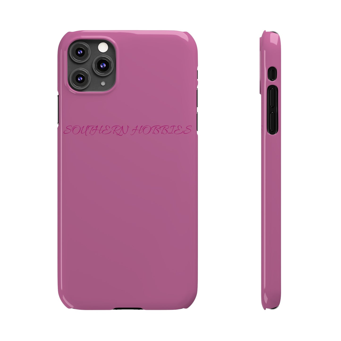 PINK ON PINK TOUGH DROP SLIM IPHONE CASE