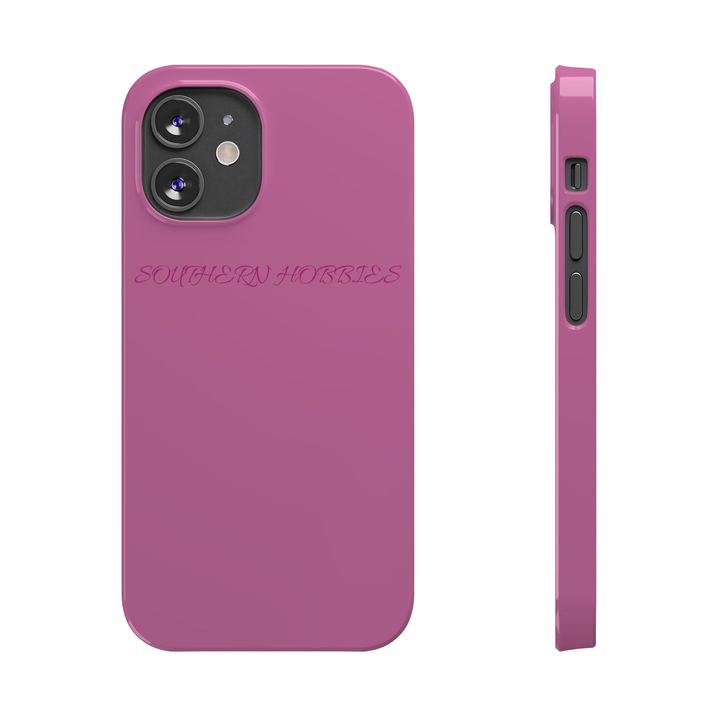 PINK ON PINK TOUGH DROP SLIM IPHONE CASE