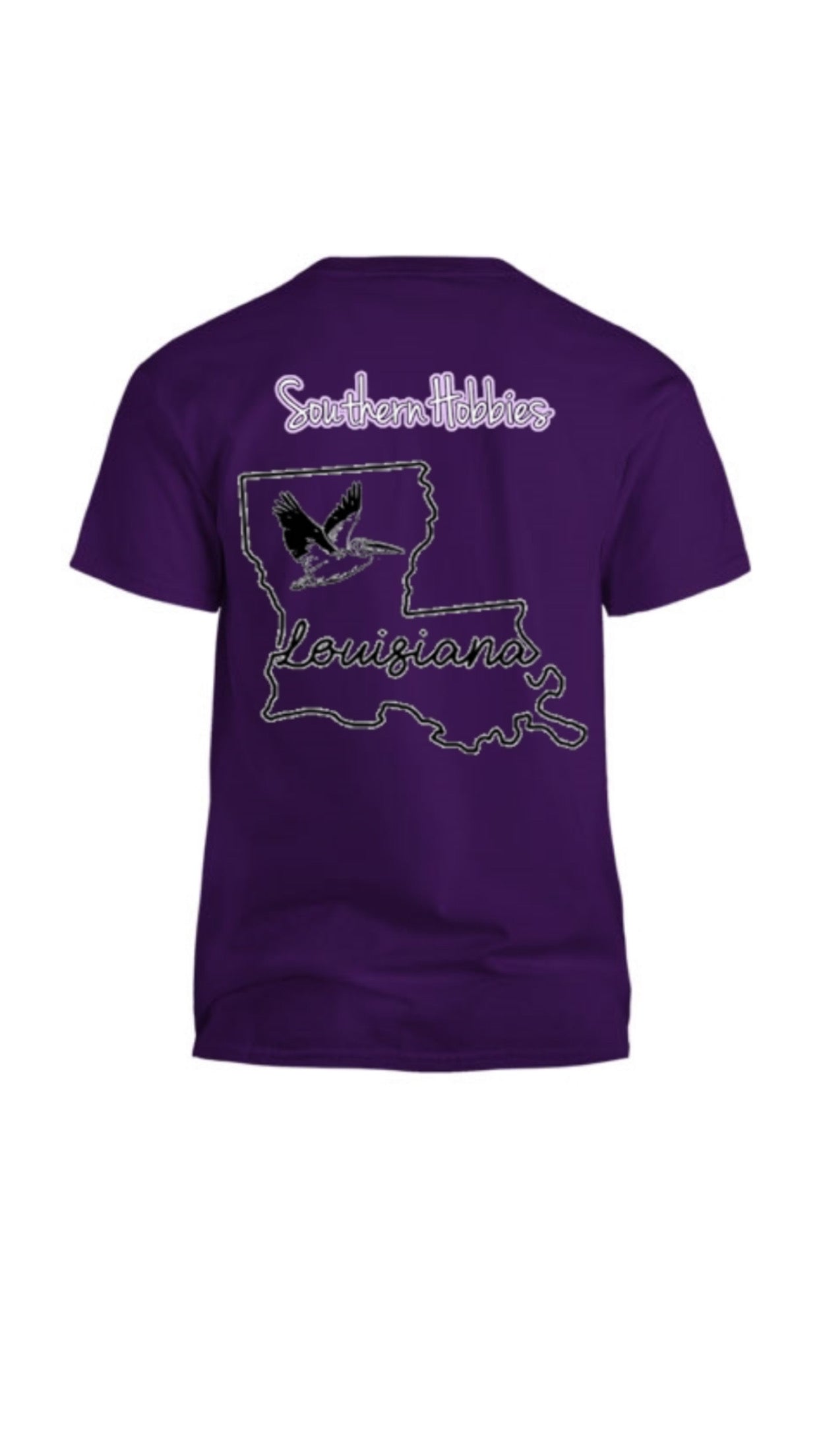 PURPLE LOUISIANA TEE