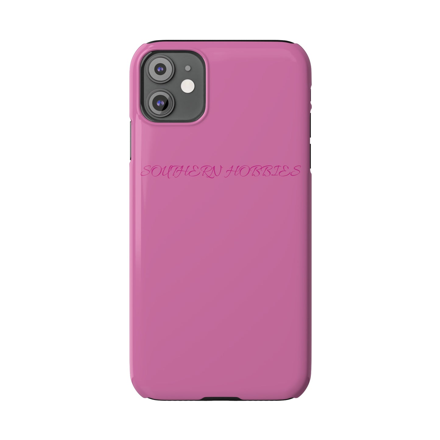 PINK ON PINK TOUGH DROP SLIM IPHONE CASE