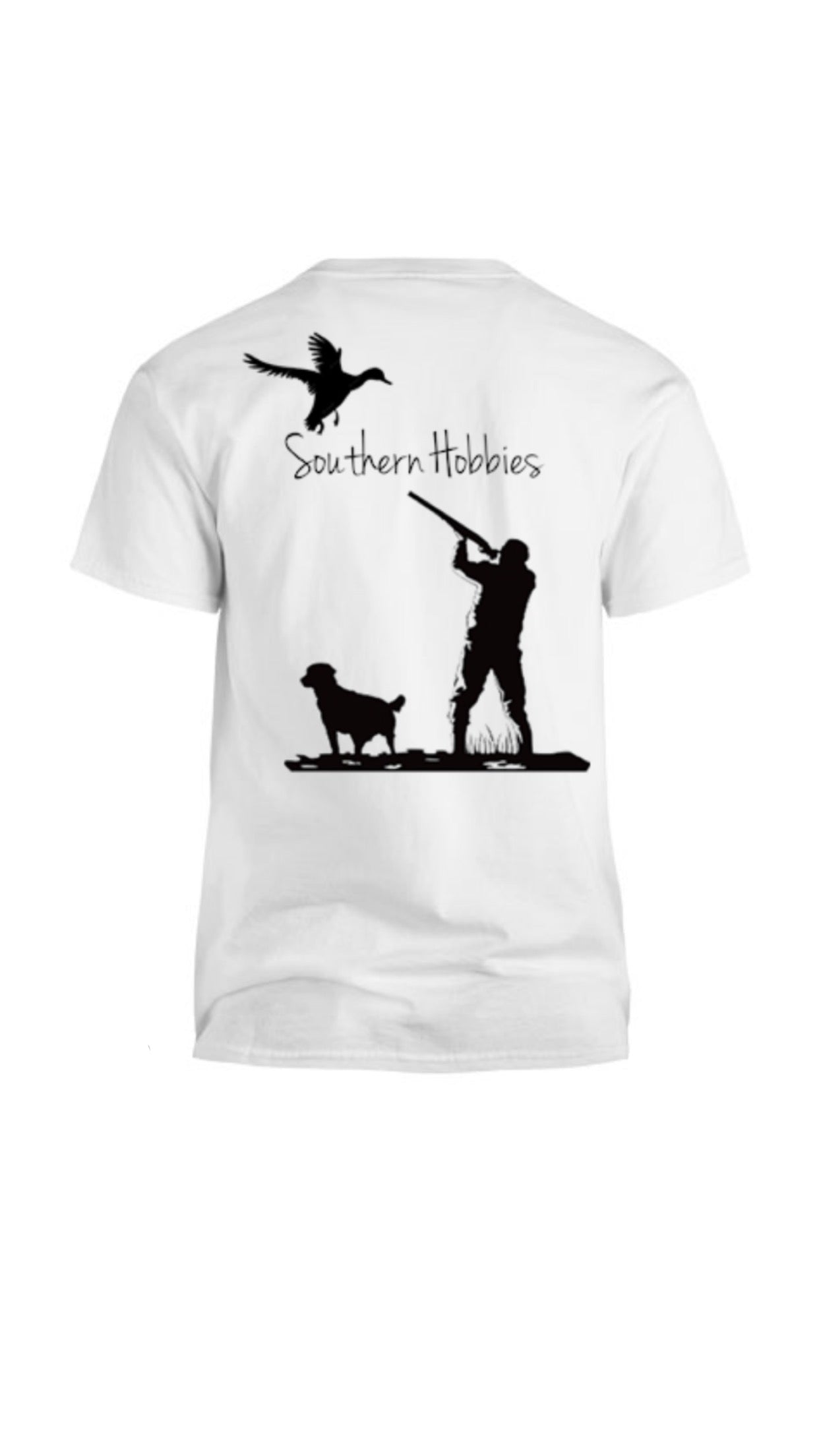 WHITE DUCK HUNTING TEE